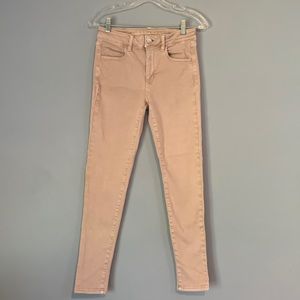 American Eagle Skinny Hi-Rise Super Stretch Size 4 Summer color BLUSH